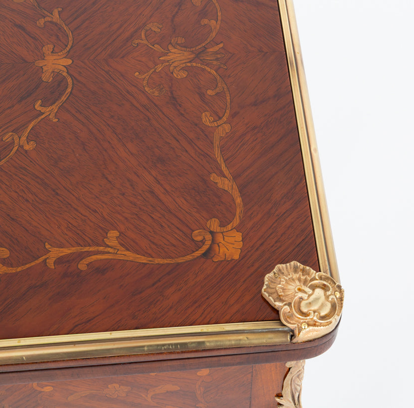 French Mahogany Games Table
