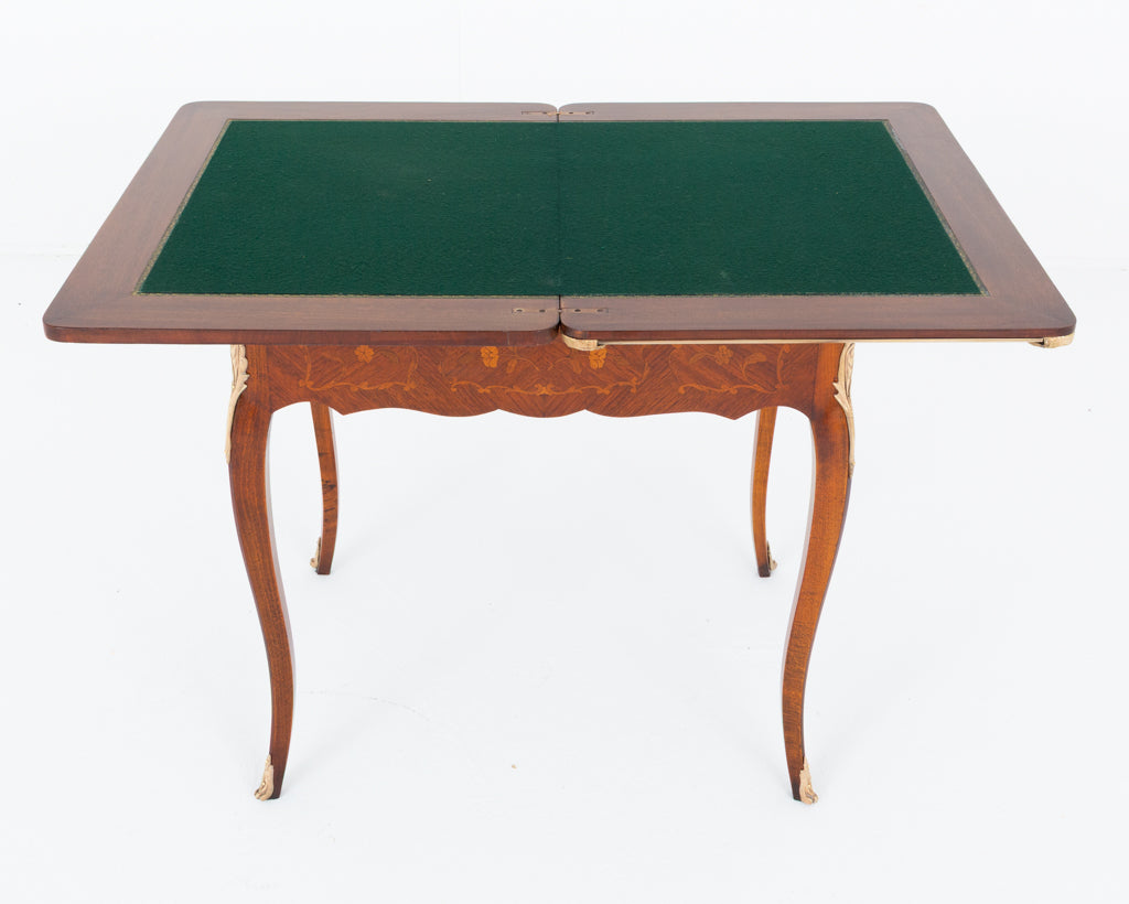 French Mahogany Games Table