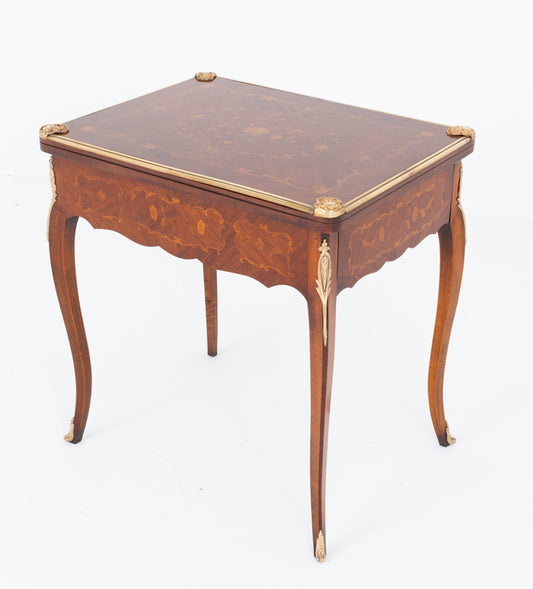 French Mahogany Games Table