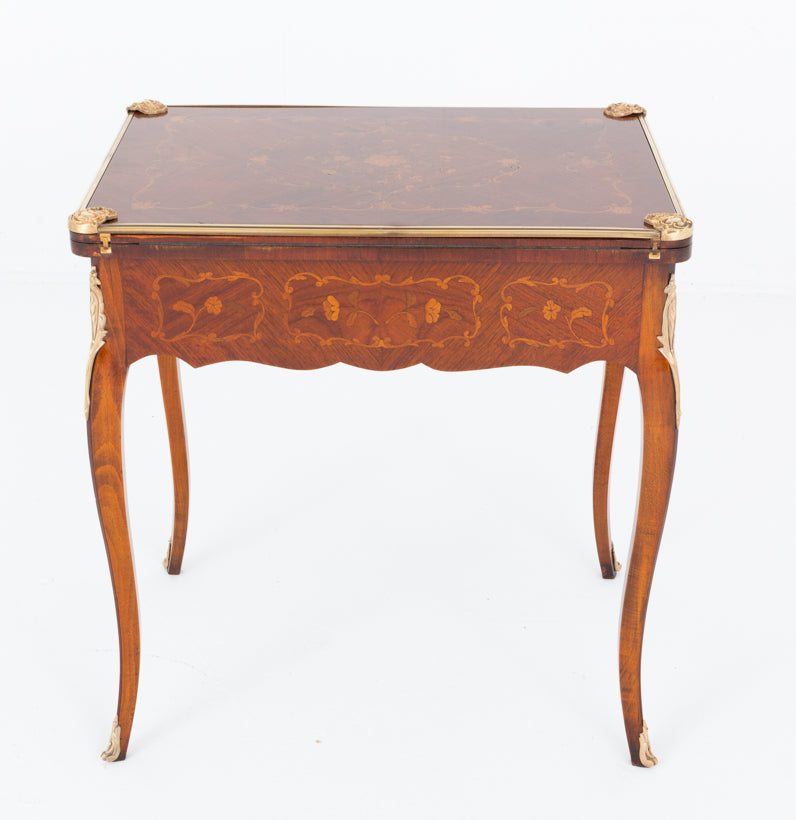 French Mahogany Games Table