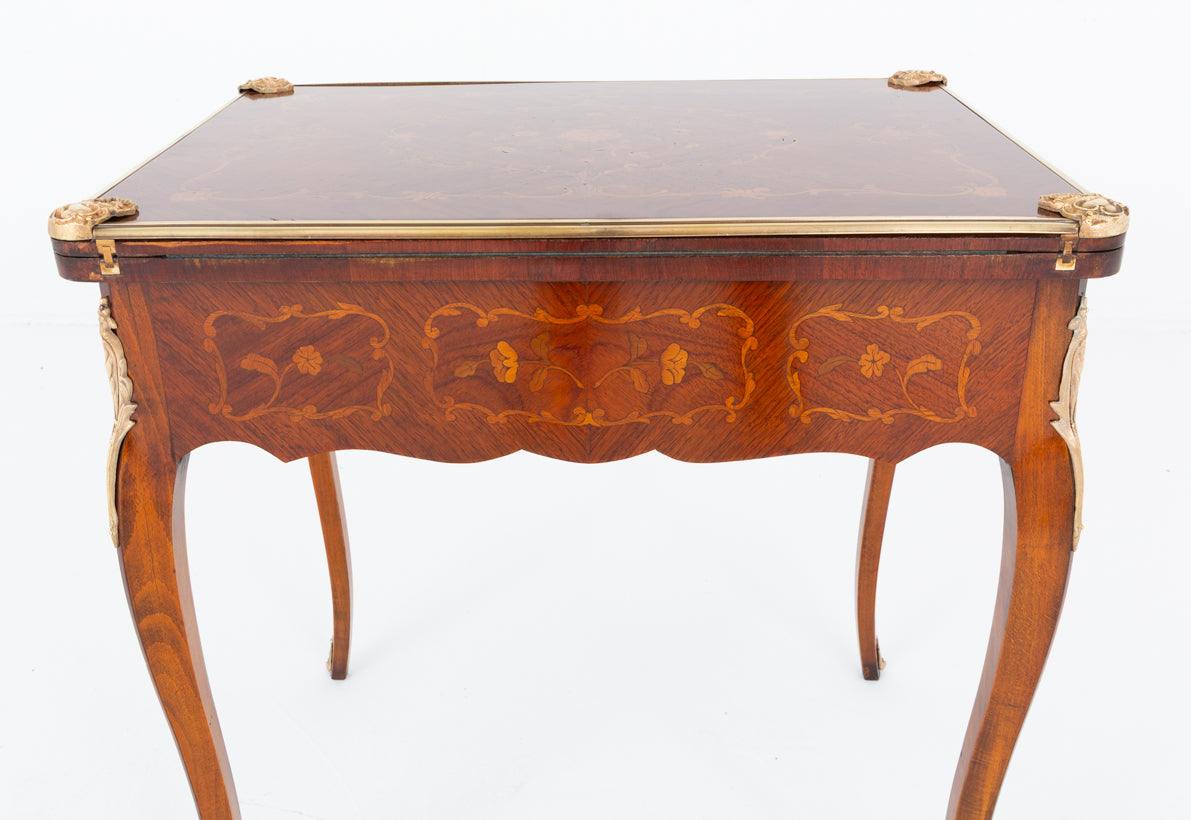 French Mahogany Games Table