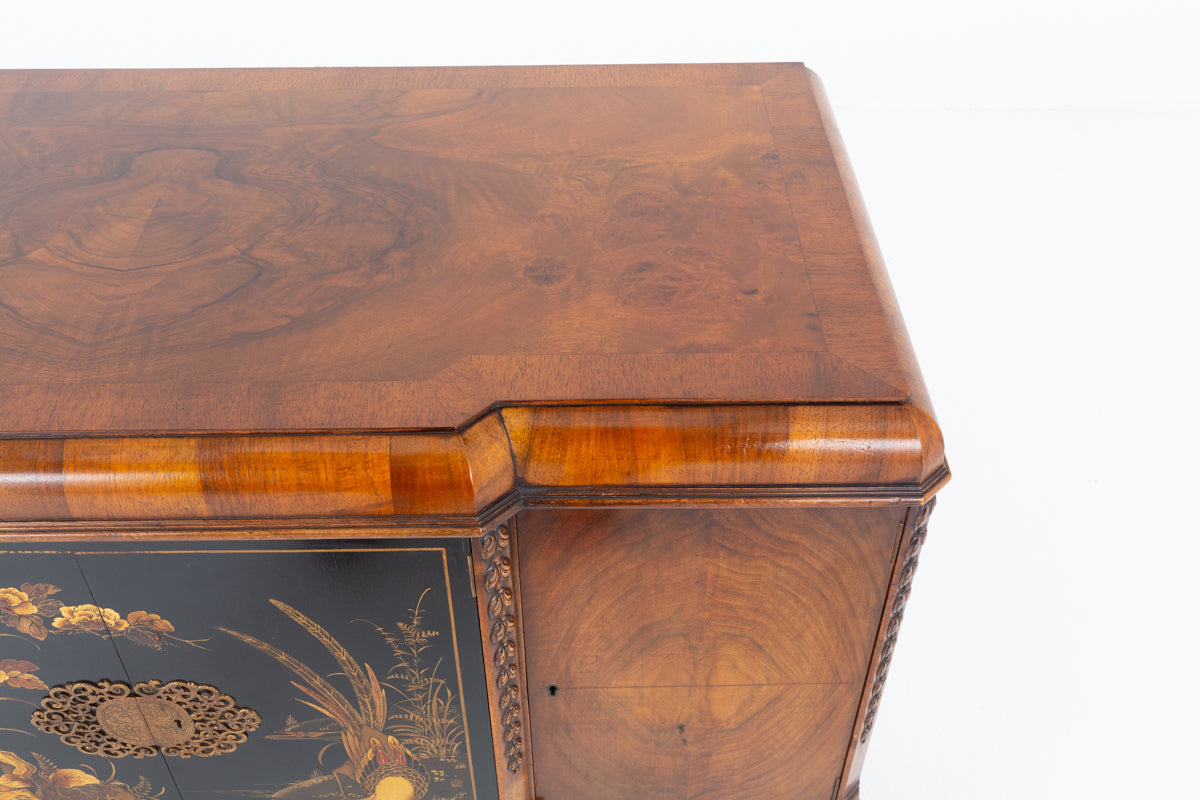 Impressive Walnut Carolean Style Sideboard