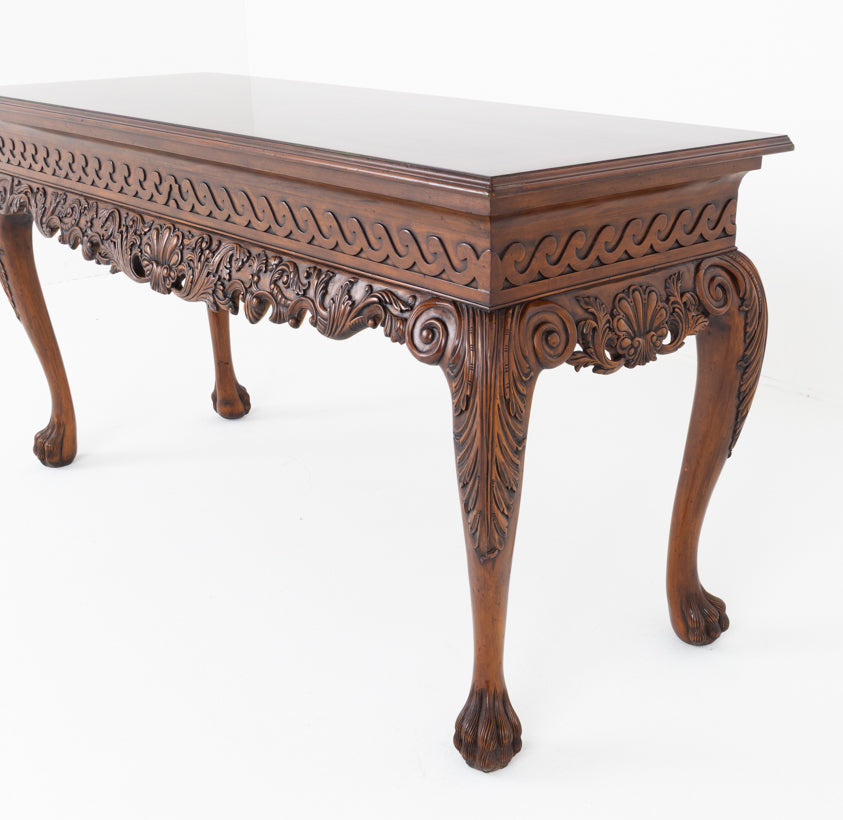 Impressive Walnut Shaped Serving Table