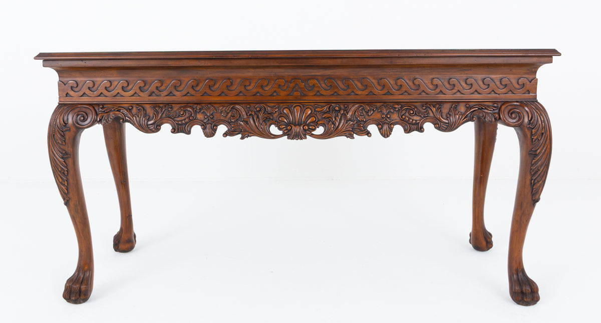 Impressive Walnut Shaped Serving Table