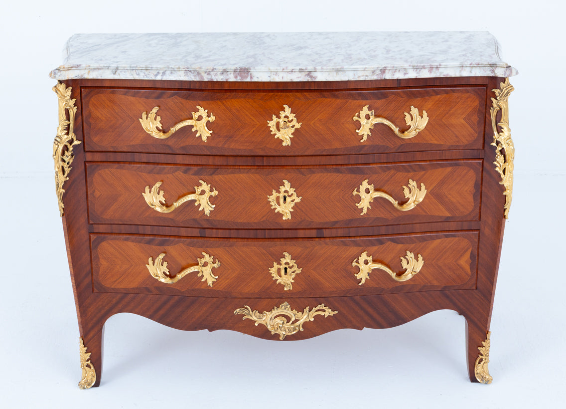 Impressive Walnut French Commode