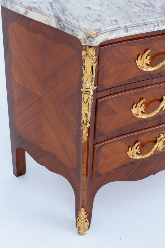 Impressive Walnut French Commode