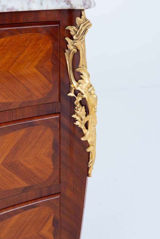 Impressive Walnut French Commode