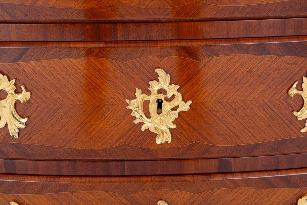 Impressive Walnut French Commode
