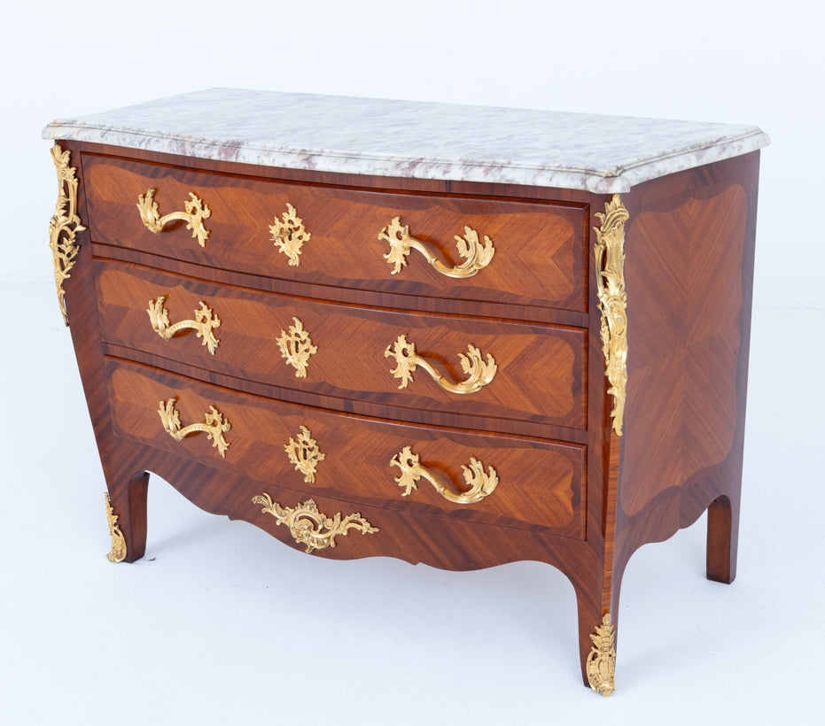 Impressive Walnut French Commode