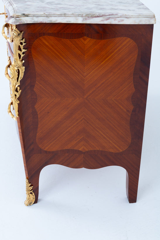 Impressive Walnut French Commode