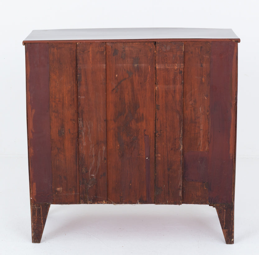 Regency Mahogany Bow Chest of Drawers