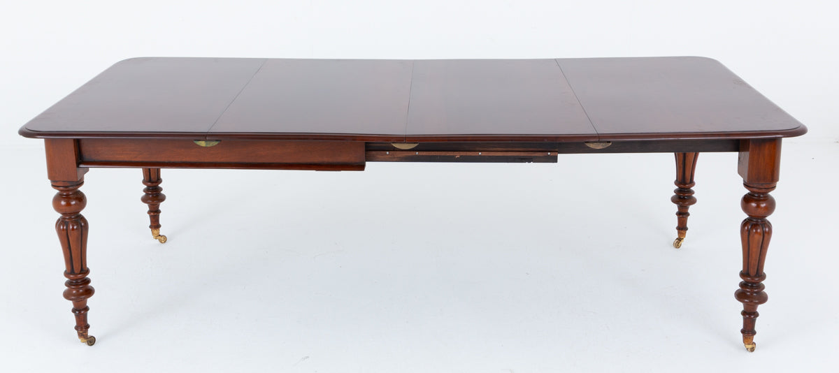 William IV Mahogany 8 - 10 Seat Extending Dining Table