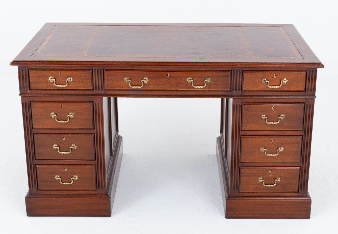 Mahogany Pedestal Desk