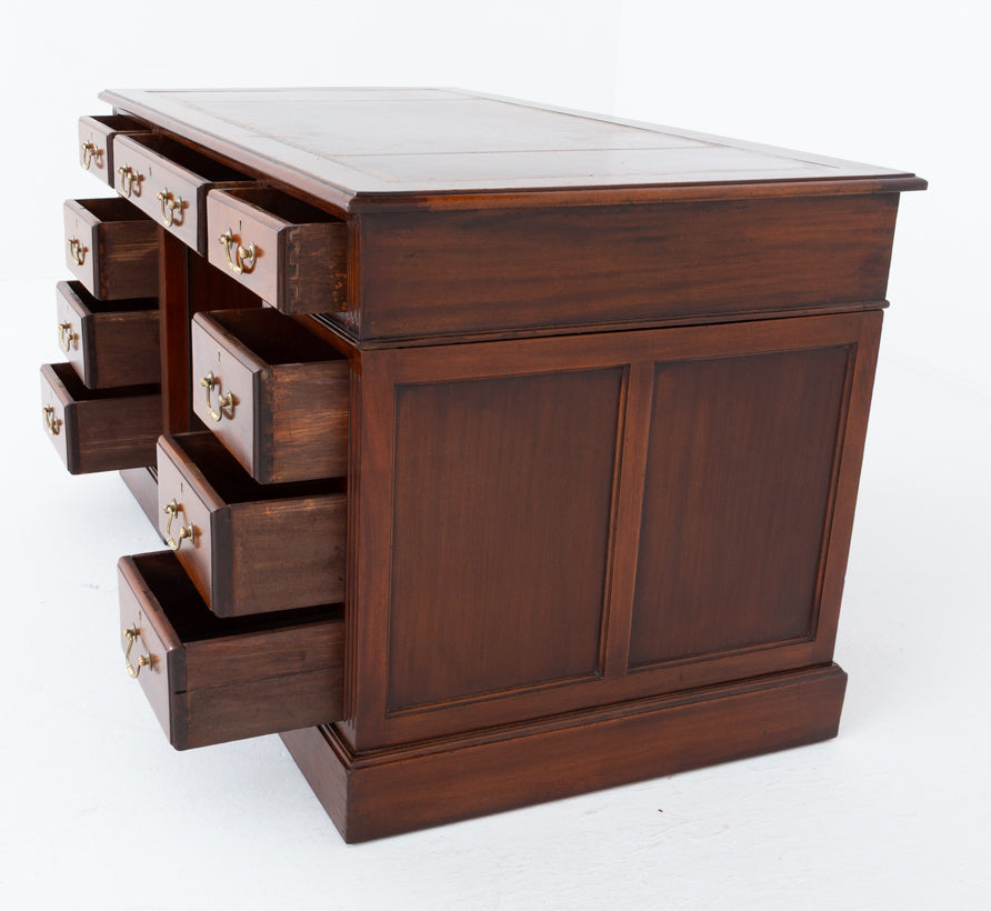 Mahogany Pedestal Desk
