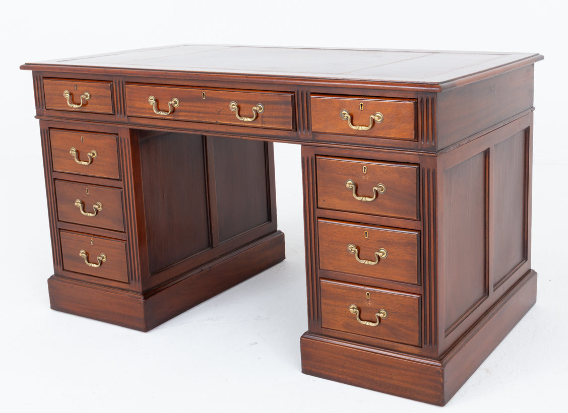 Mahogany Pedestal Desk