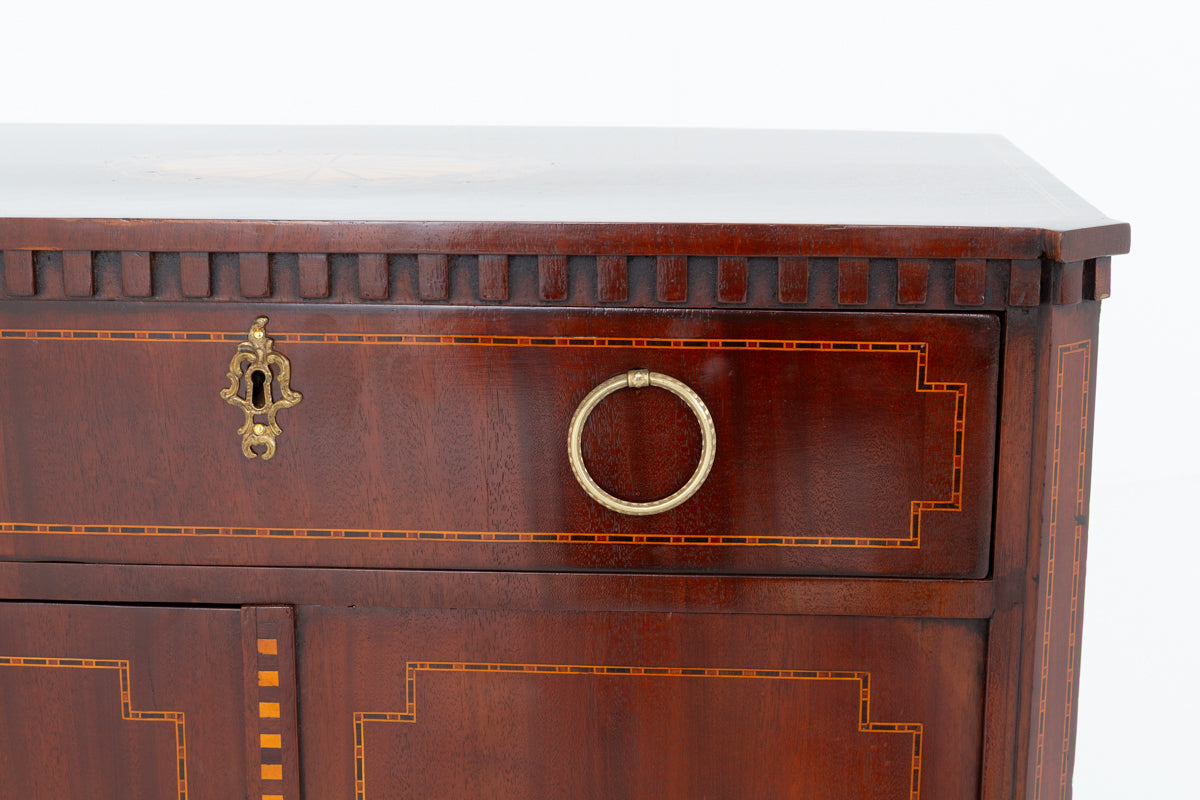 Georgian Mahogany Inlaid Side Cabinet