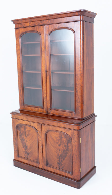 Good Quality Victorian Mahogany Library Bookcase