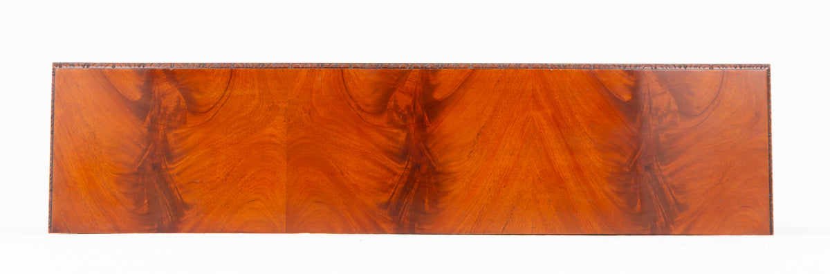 Mahogany 3 Section Open Bookcase