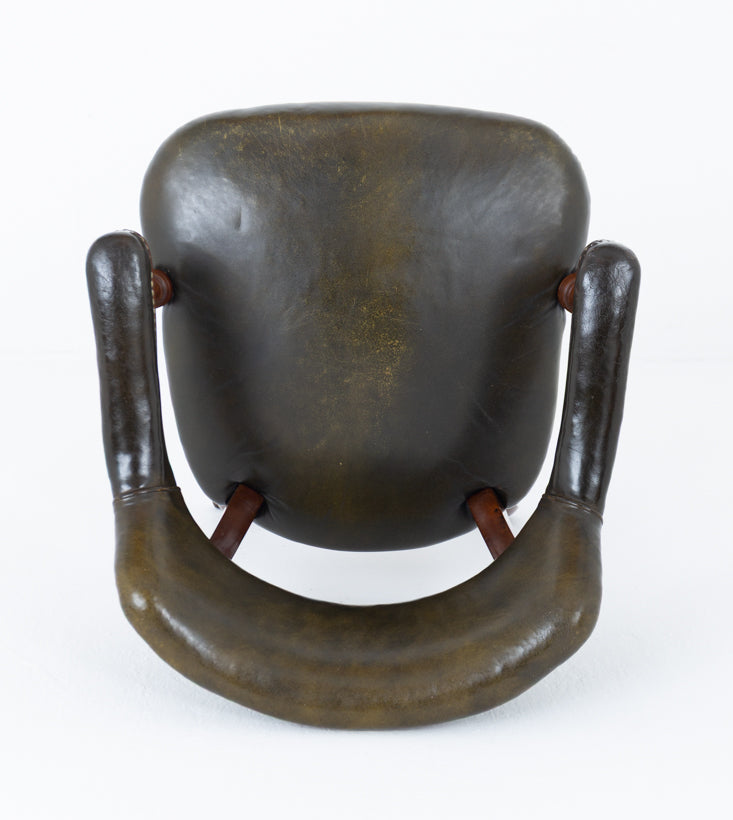 Good Quality Mahogany and Leather Desk Chair