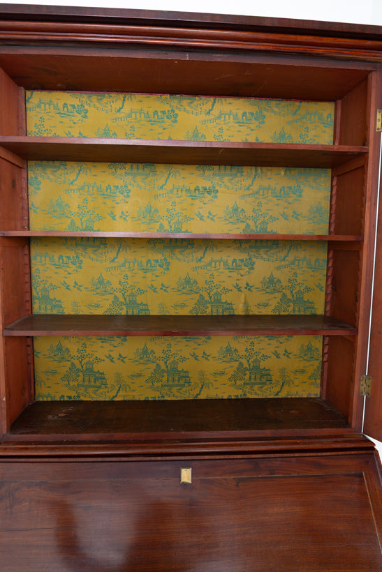 Georgian Mahogany Bureau Bookcase