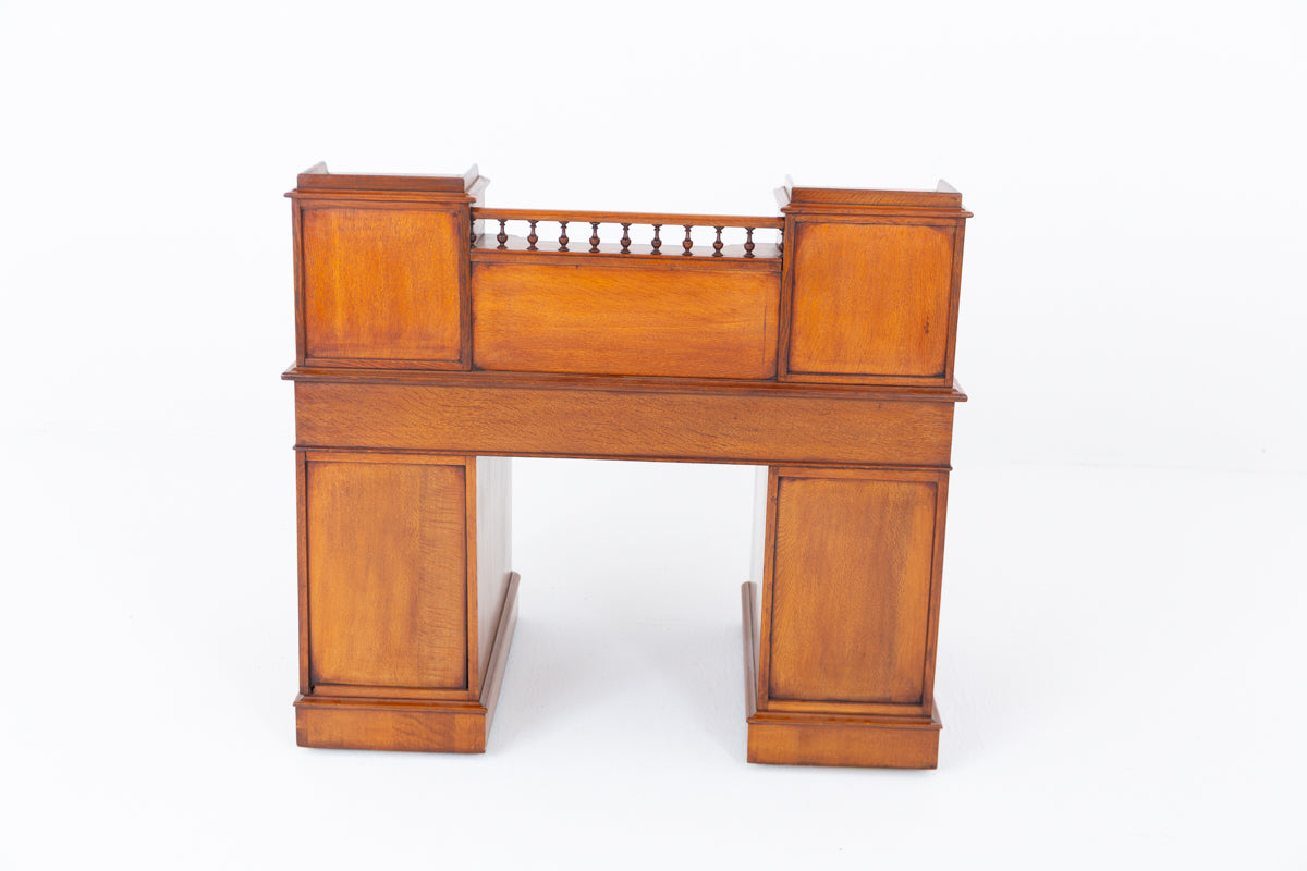 Victorian Oak Dickens Desk