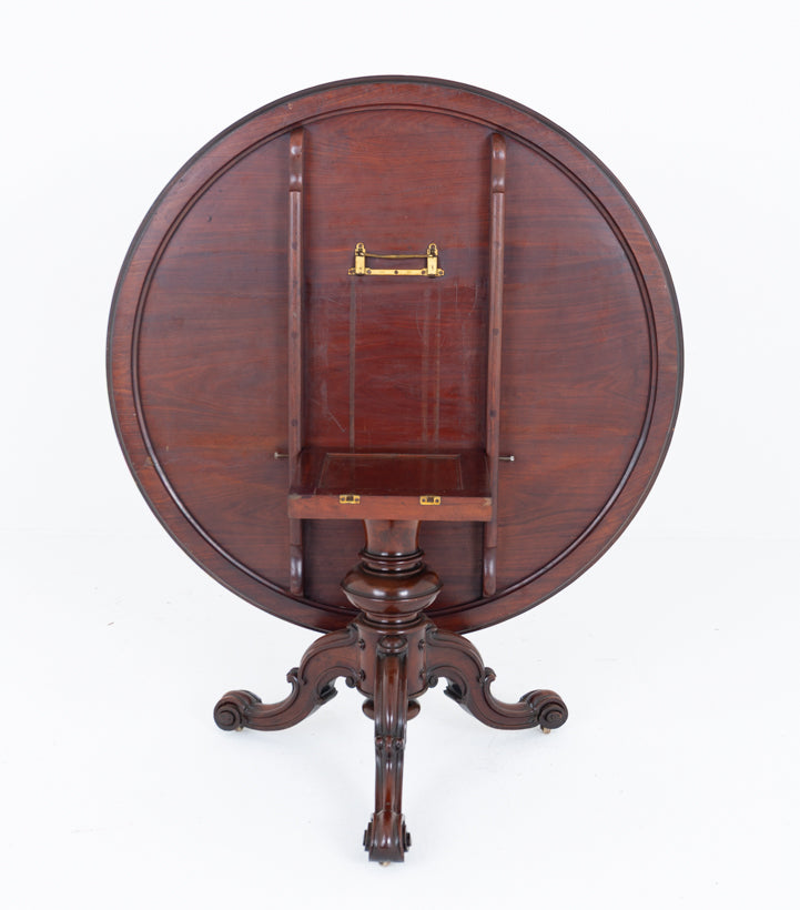 Quality Victorian Mahogany Circular Dining Table