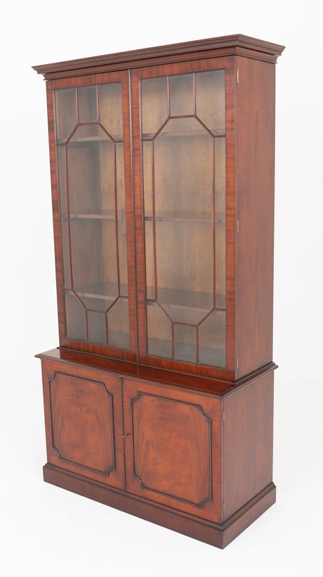 Georgian Revival Mahogany Bookcase