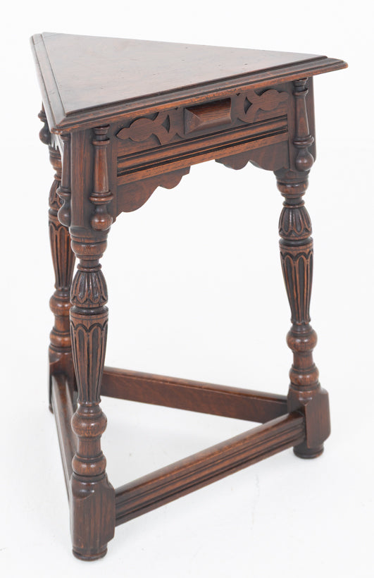 Jacobean Style Oak Stool