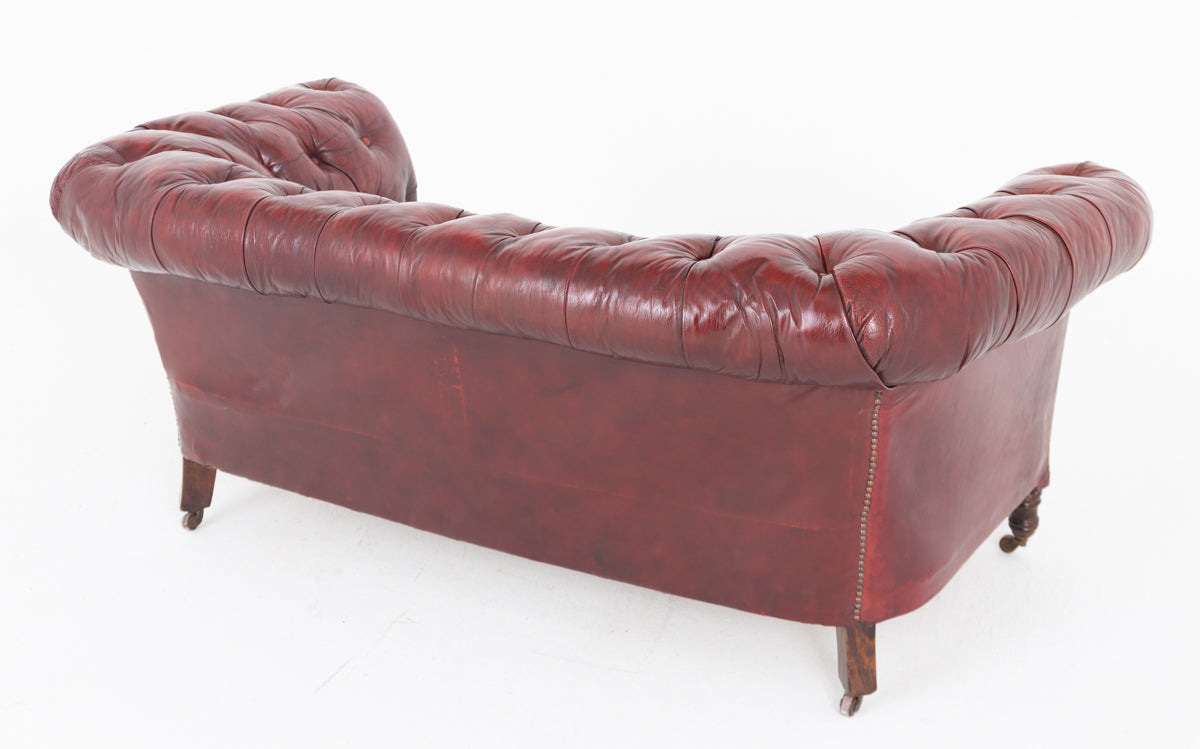 Victorian Leather Chesterfield