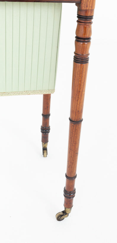 Regency Mahogany Sewing Table