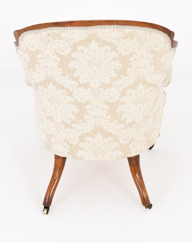 Victorian Mahogany Cabriole Leg Chair