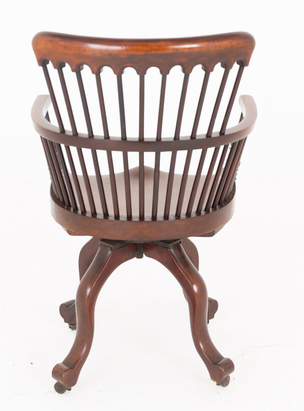 Victorian Mahogany Office / Desk Chair