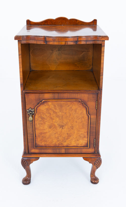 Queen Anne Style Bedside Cabinet