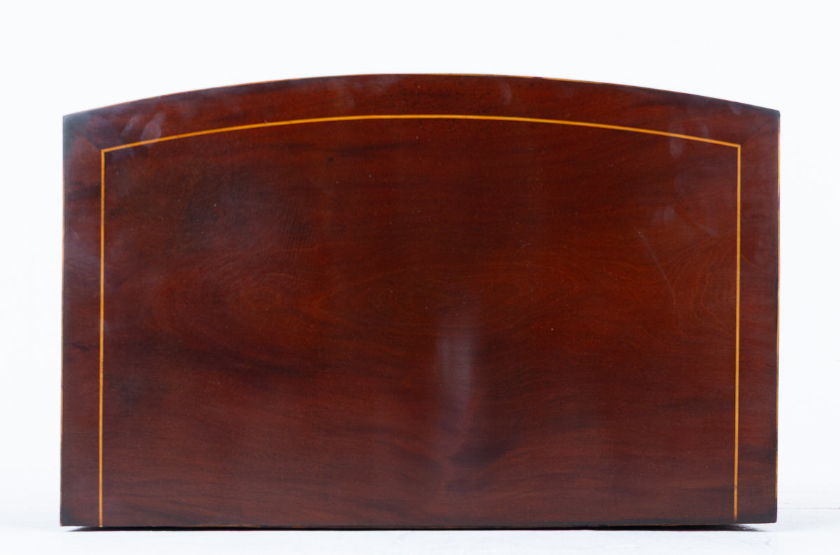 Regency Mahogany Bow Chest of Drawers