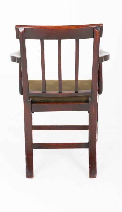 Georgian Mahogany Arm Chair