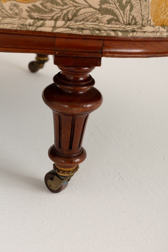 Mahogany Victorian Chaise Longue