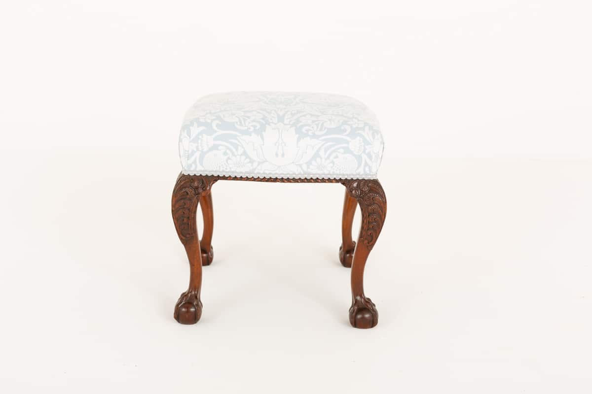 Mahogany Chippendale Style Stool