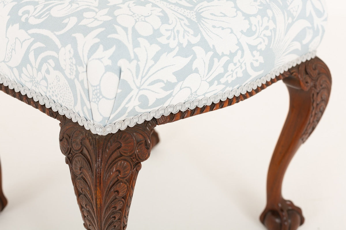 Mahogany Chippendale Style Stool