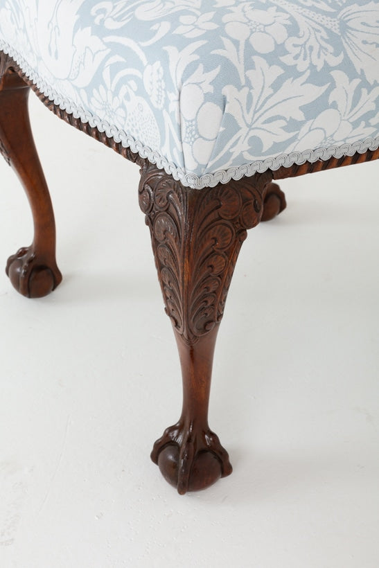 Mahogany Chippendale Style Stool