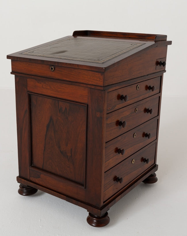 Regency Rosewood Slide Top Davenport