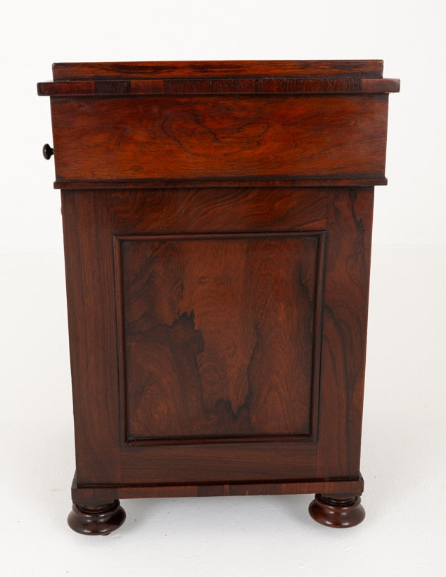 Regency Rosewood Slide Top Davenport