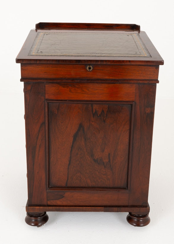 Regency Rosewood Slide Top Davenport