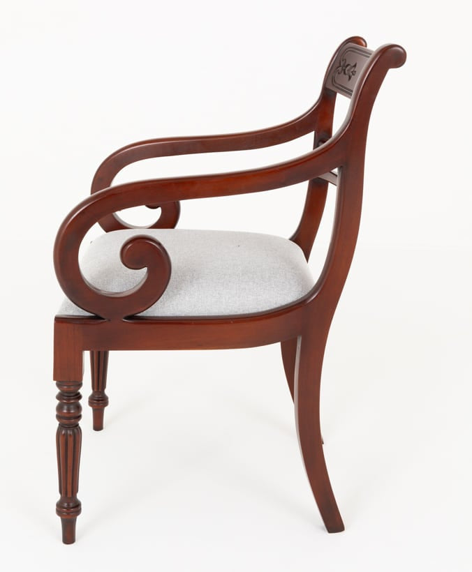 Set of 10 ( 8 + 2 ) William IV Style Mahogany Dining Chairs