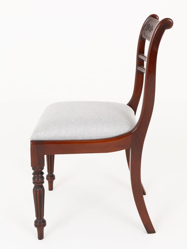 Set of 10 ( 8 + 2 ) William IV Style Mahogany Dining Chairs