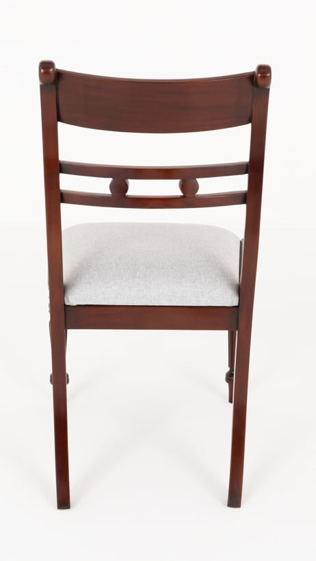 Set of 10 ( 8 + 2 ) William IV Style Mahogany Dining Chairs