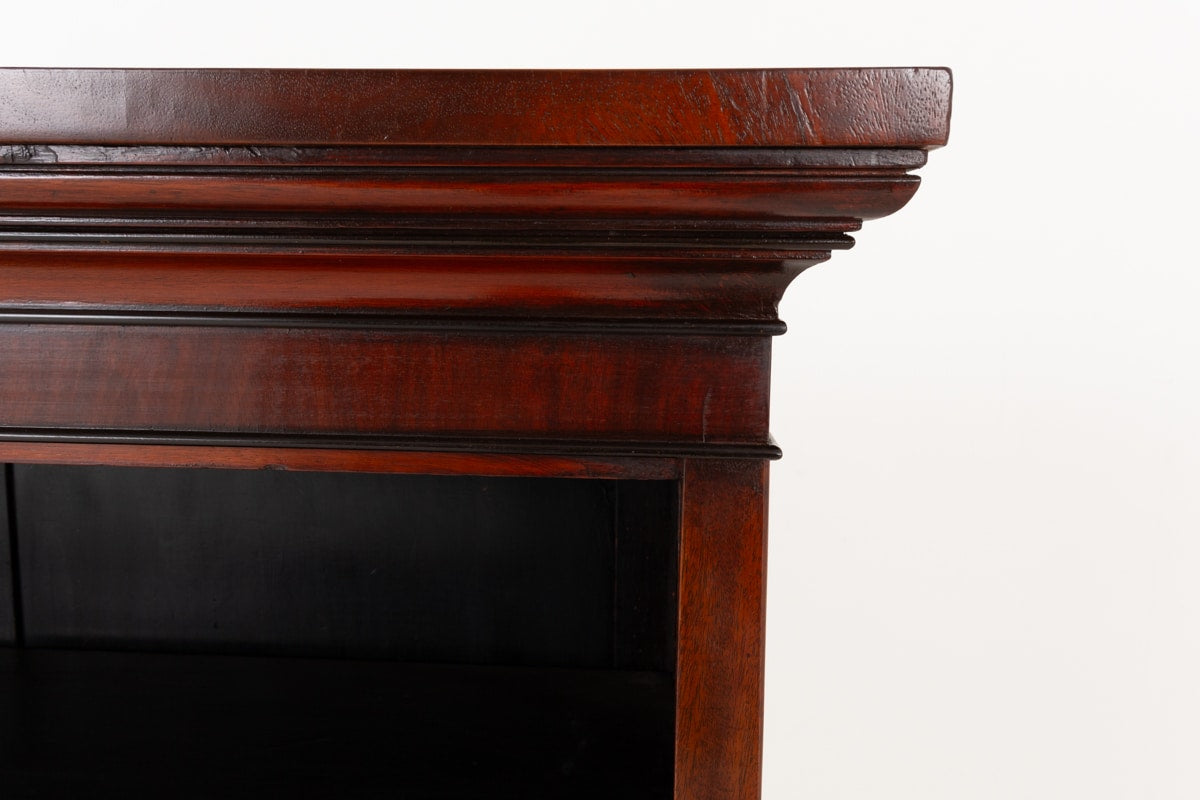 Victorian Mahogany Open Bookcase