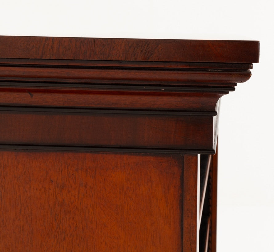 Victorian Mahogany Open Bookcase