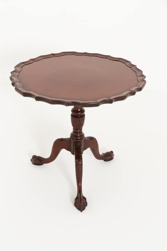 Mahogany Chippendale Style Wine Table