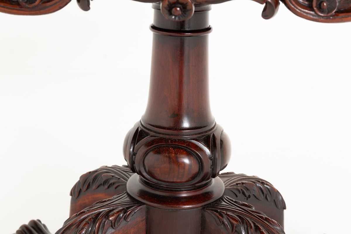 Good Mahogany Irish Card Table