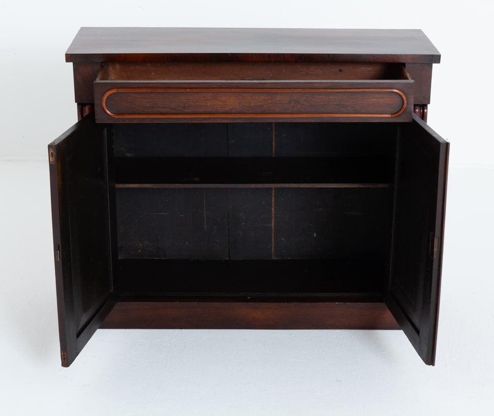 Victorian Rosewood 2 Door Side Cabinet